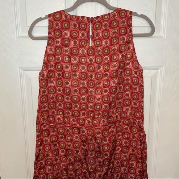 ANNA Sui Anthropologie Printed Silk Mini Dress 6 - Picture 5 of 7